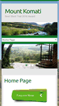 Mobile Screenshot of mountkomati.co.za